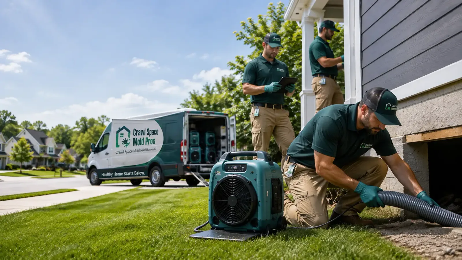 Crawl Space Mold Removal in Fulda, MN